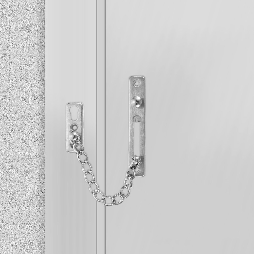 Security Chain Door - 2Pcs Kunci Rantai Pintu Stainless Steel,