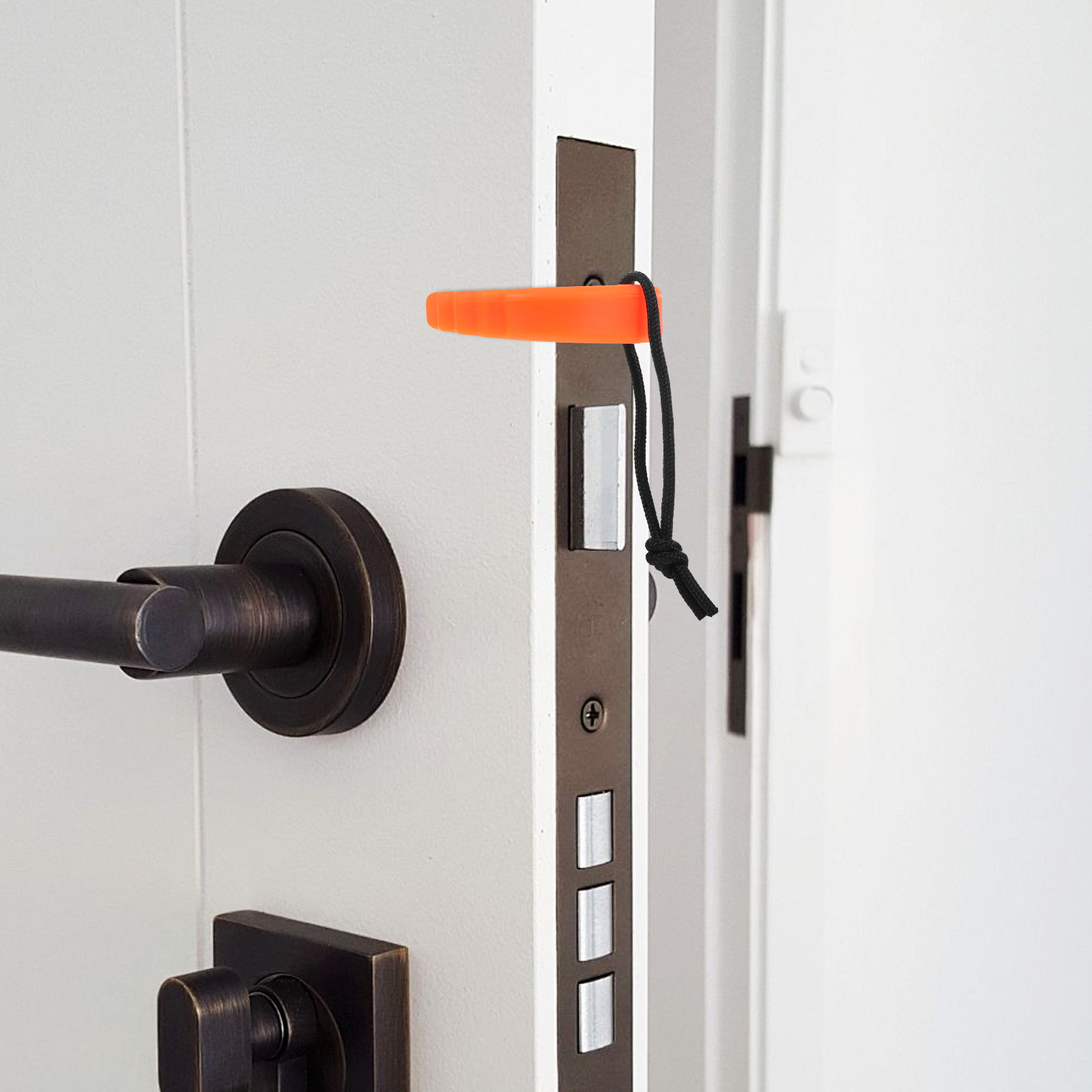 Door Stop Alarm - Penahan Pintu Portabel Berbentuk C untuk