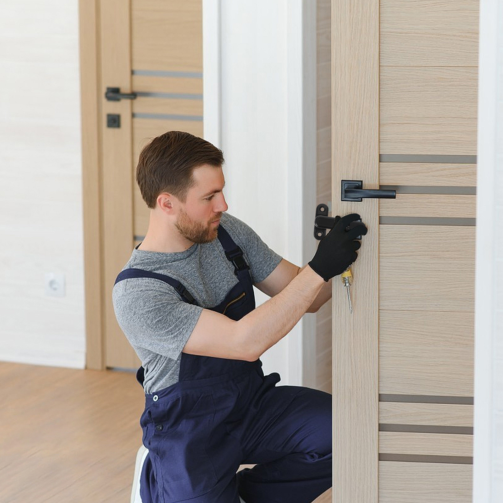 Door Stop Alarm - Alarm Penahan Pintu, Penghalang Pintu Anti