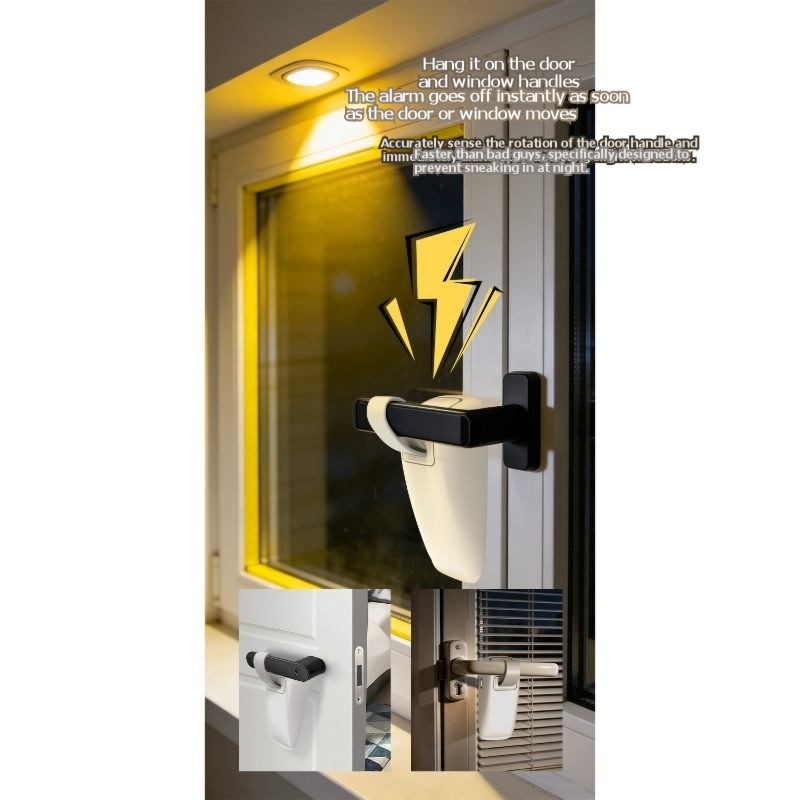 Door Stop Alarm - ABBO-Alarm Untuk Pintu-Alarm Penghenti Pintu Portabel-Alat