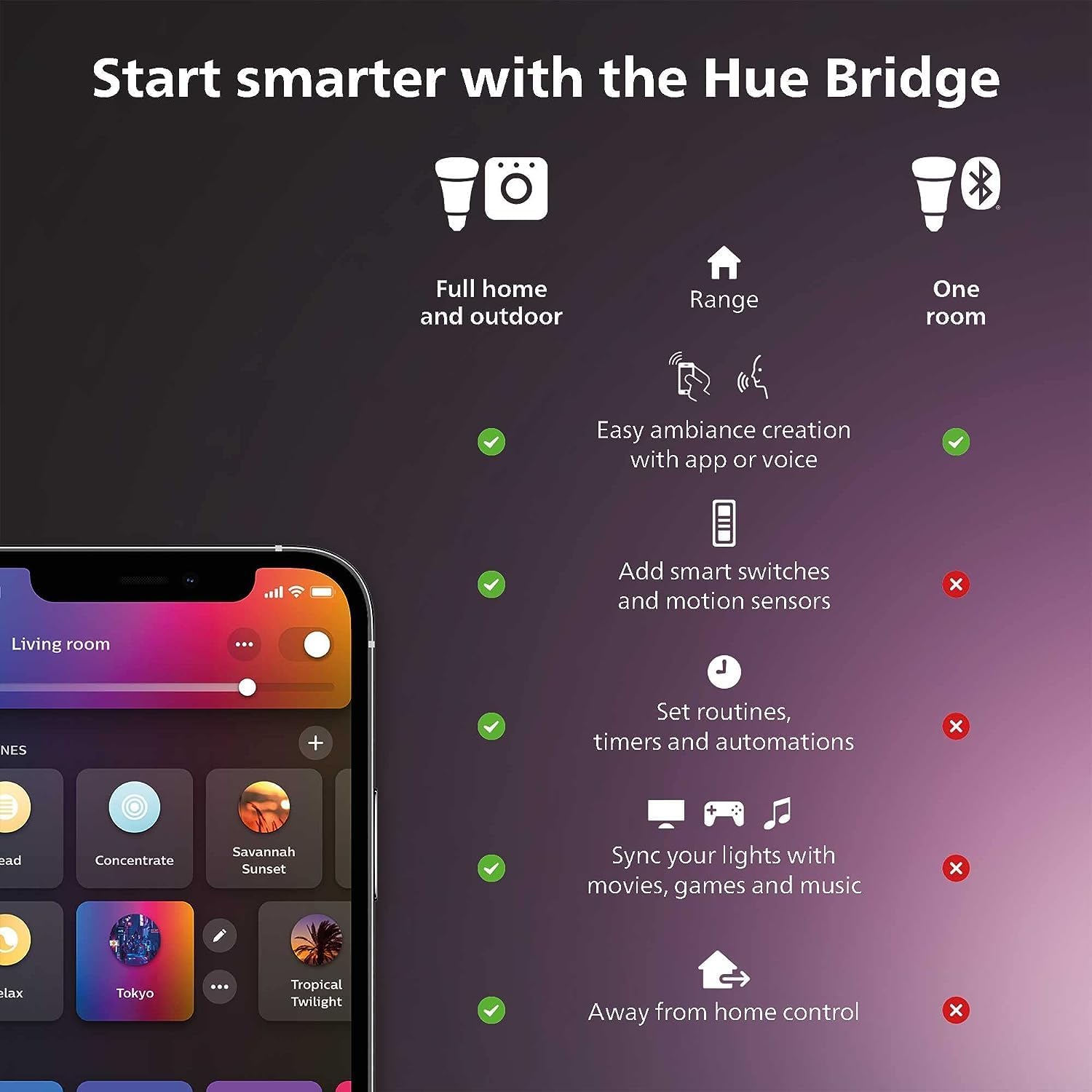 Kit Pemula Lampu Pintar Philip - Philips Light Hue White ulasan dan harga