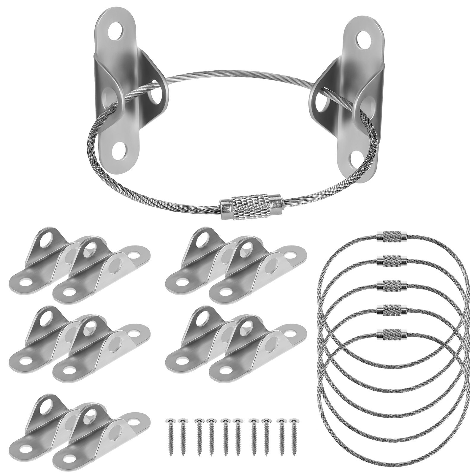 6 Set Penahan Furnitur ke Dind - Earthquake Anchor Strap ulasan dan harga