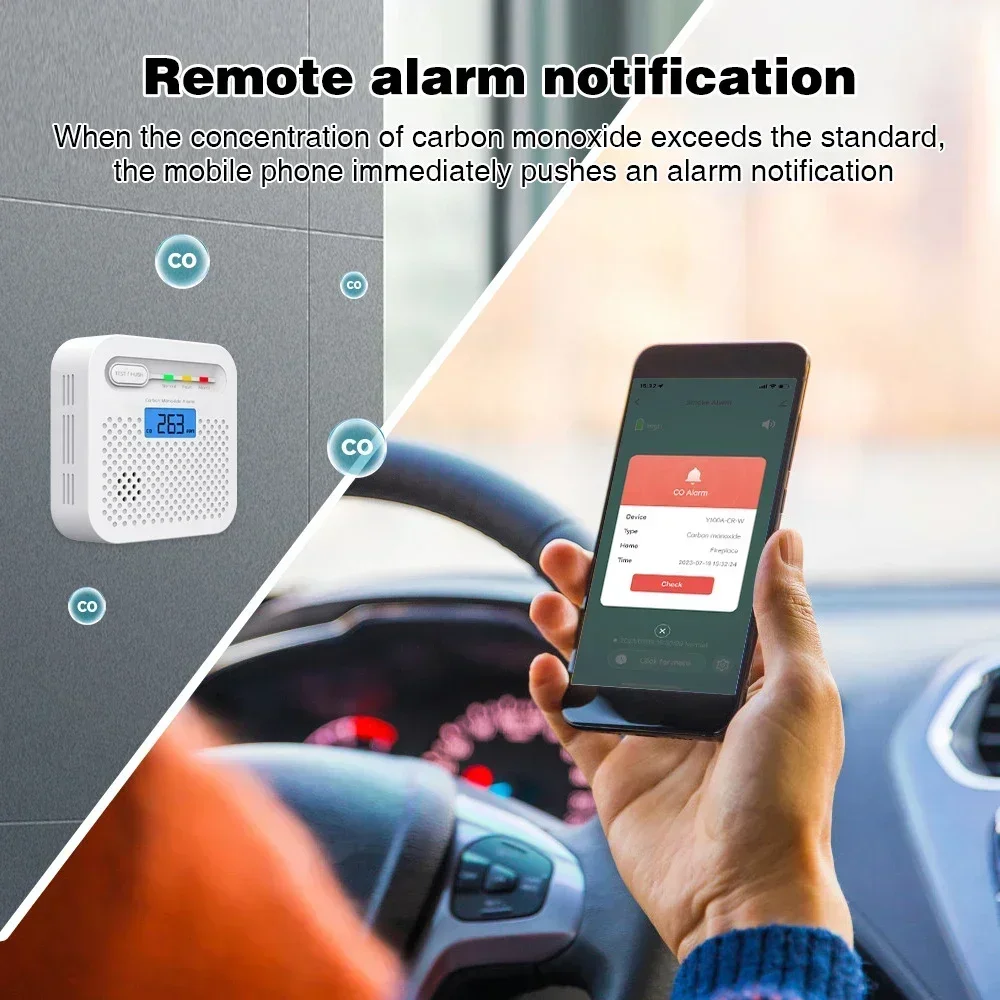 Detektor Karbon Monoksida WiFi - Co Detector Plug ulasan dan harga