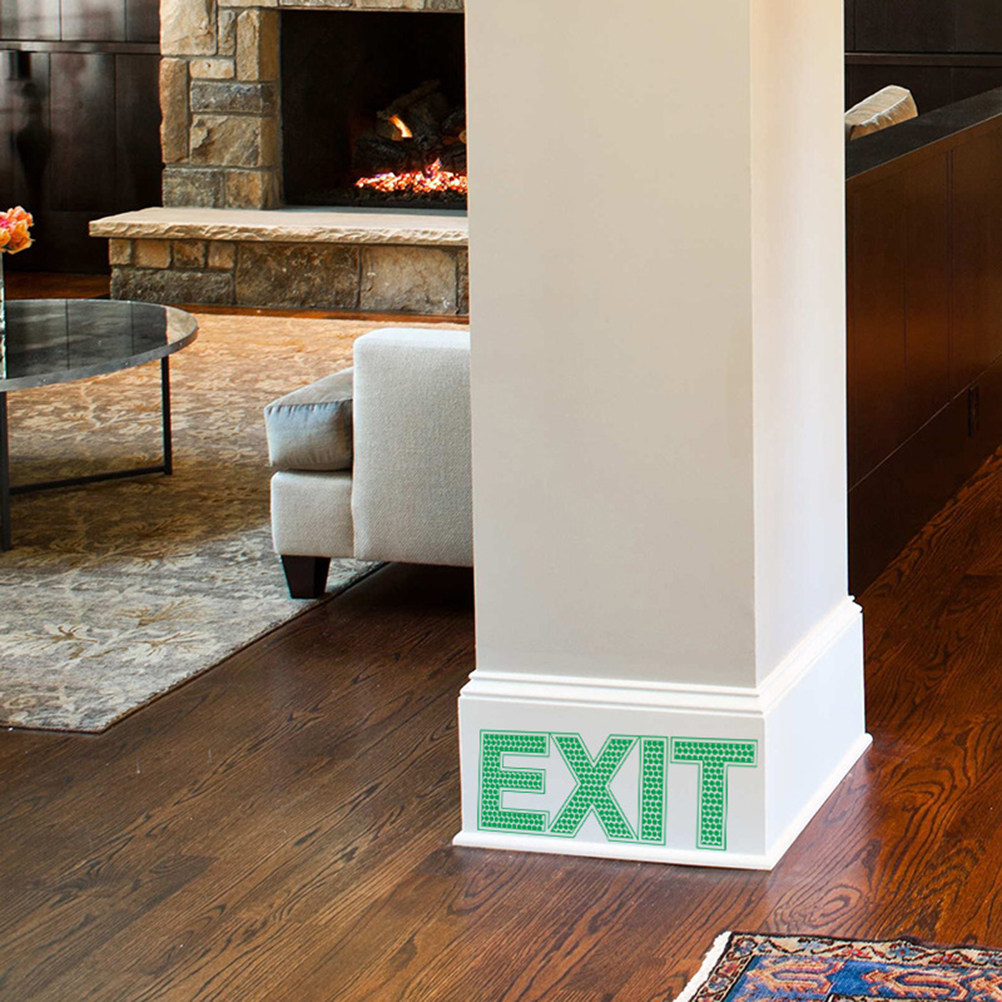 Stiker Dinding Tanda Keluar Be - Emergency Exit Sign ulasan dan harga