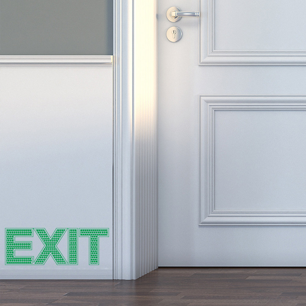 Stiker Dinding Tanda Keluar Be - Emergency Exit Sign ulasan dan harga