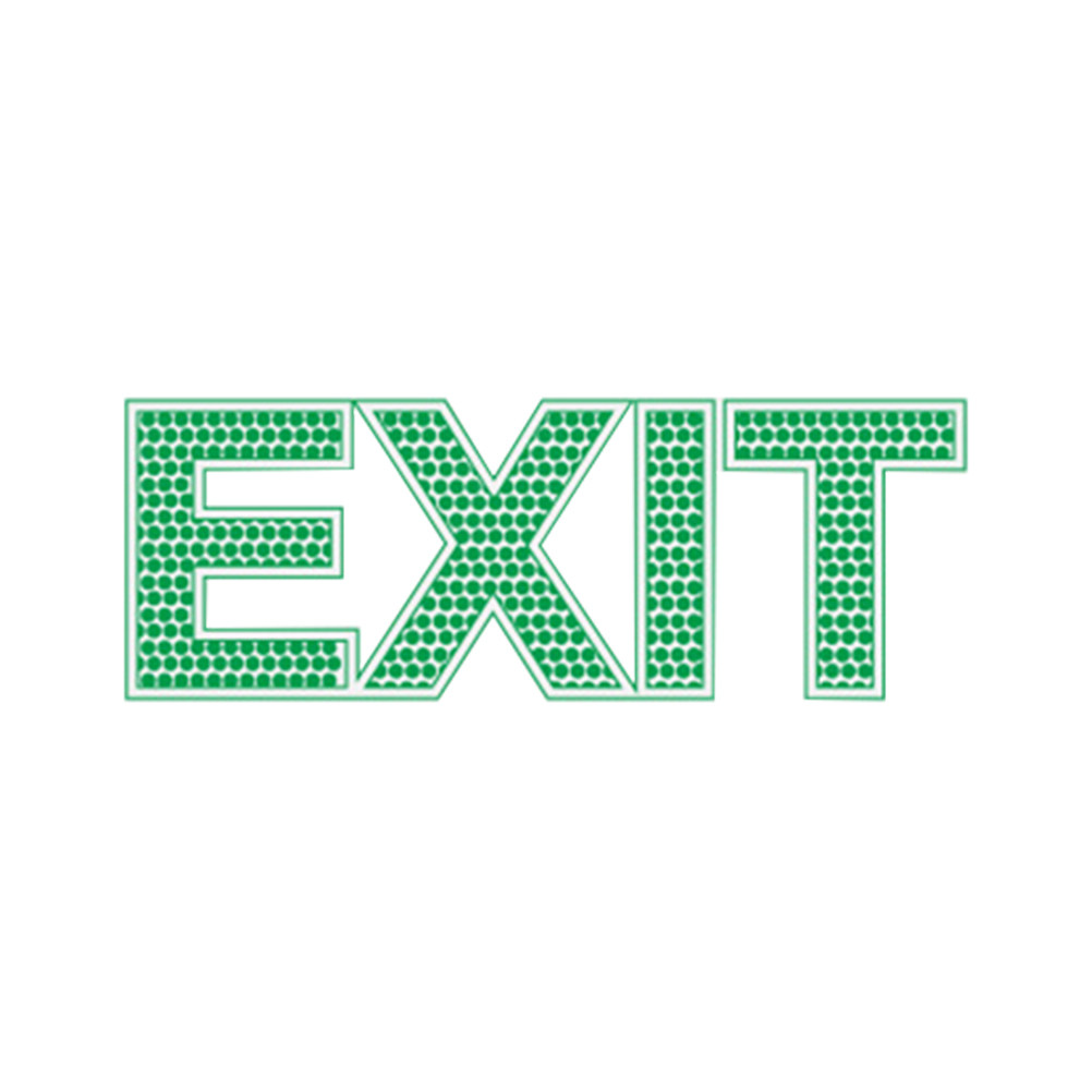 Stiker Dinding Tanda Keluar Be - Emergency Exit Sign ulasan dan harga